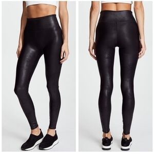 SPANX Faux Leather Leggings XS Black